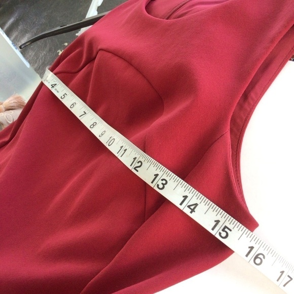 Dark red Madewell midi dress - Picture 11 of 13